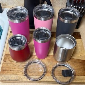 ASSORTED Set of YETI Insulated Tumblers and Cups